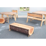 Whitney Brothers Nature View Live Edge Log Bench 10H - WB0898