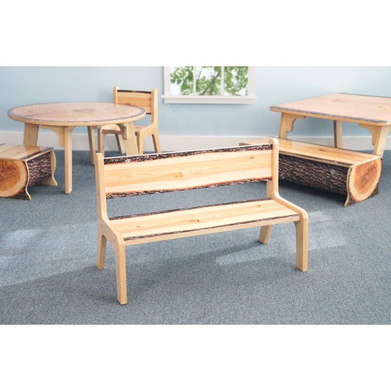Whitney Brothers Nature View Live Edge Bench 10H - WB0908