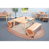 Whitney Brothers Nature View Live Edge Square Table 18H - WB0914