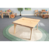 Whitney Brothers Nature View Live Edge Square Table 22H - WB0916