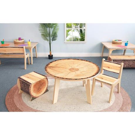 Whitney Brothers Nature View Live Edge Round Table 18H - WB0932