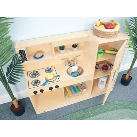 Whitney Brothers Let's Play Toddler Kitchen Combo - Natural - WB2351