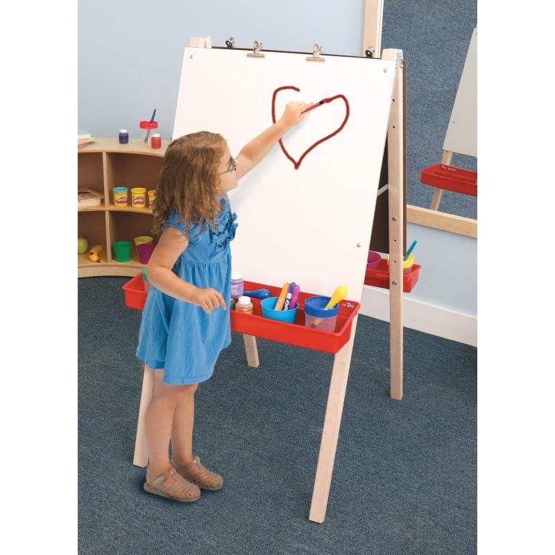 Whitney Brothers Adjustable Double Easel With Dry Erase Boards - WB6800