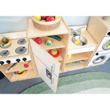 Whitney Brothers Let's Play Toddler Kitchen Ensemble - White - WB7070