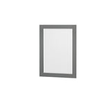 Sheffield 72 Inch Double Bathroom Vanity in Dark Gray White Carrara Marble Countertop Undermount Square Sinks and 24 Inch Mirrors
