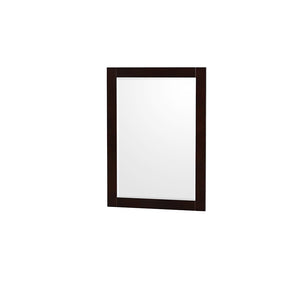 Sheffield 60 Inch Double Bathroom Vanity in Espresso White Cultured Marble Countertop Undermount Square Sinks 24 Inch Mirrors