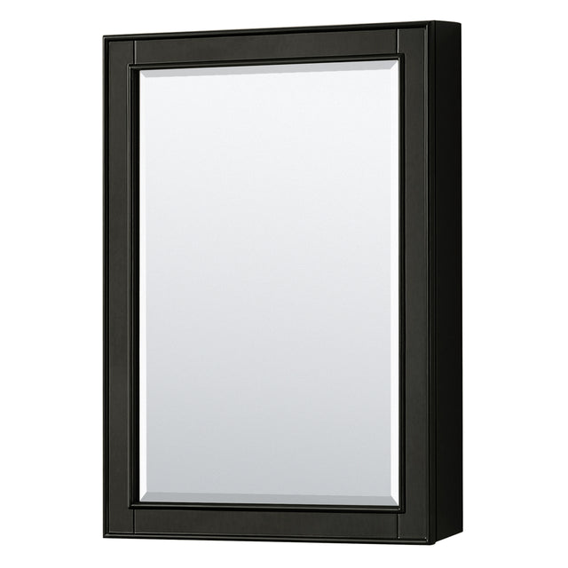 Deborah 60 Inch Double Bathroom Vanity in Dark Espresso Carrara Cultured Marble Countertop Undermount Square Sinks Medicine Cabinets