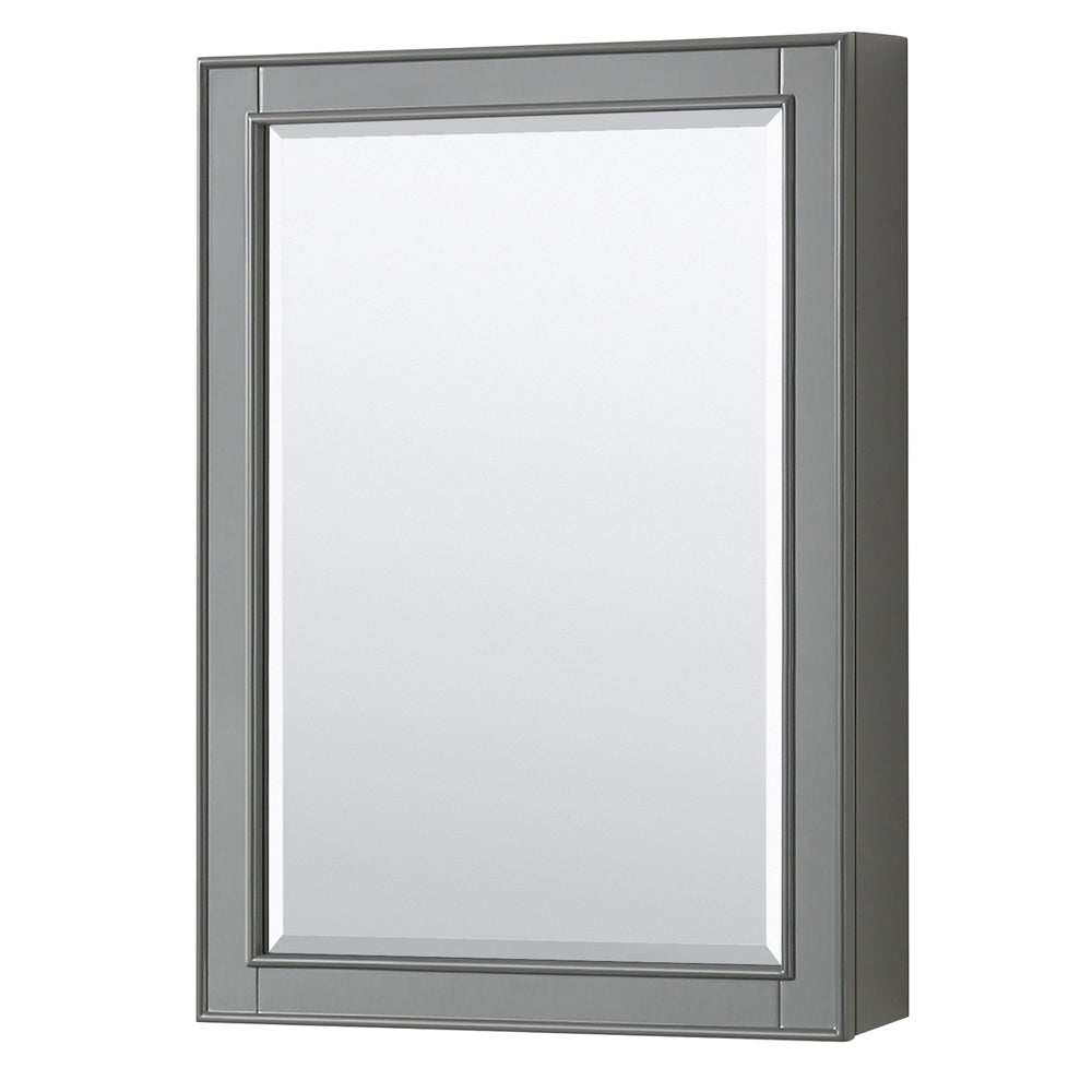 Deborah 60 Inch Single Bathroom Vanity in Dark Gray White Carrara Marble Countertop Undermount Square Sink Matte Black Trim Medicine Cabinet