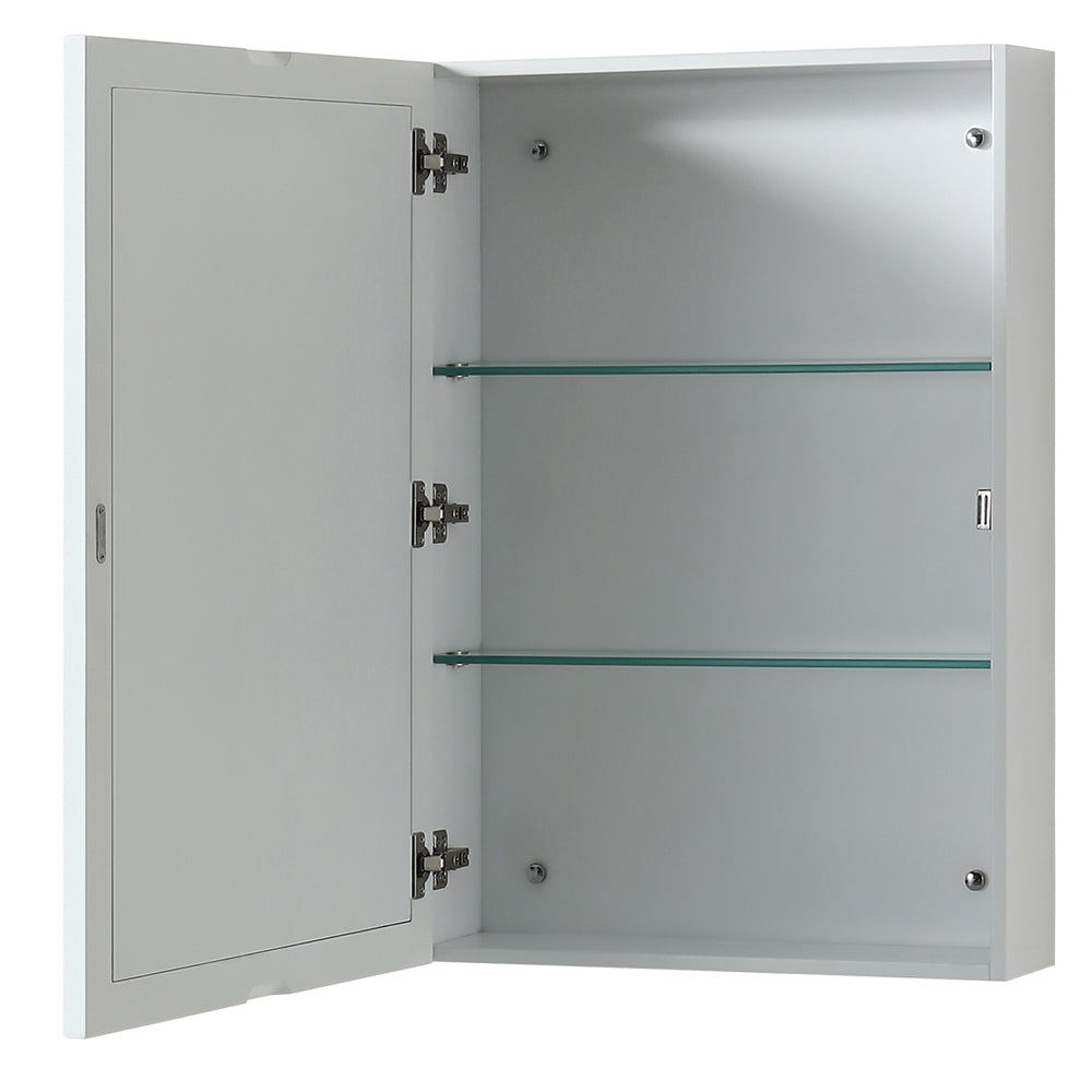 Deborah 60 Inch Double Bathroom Vanity in White White Carrara Marble Countertop Undermount Square Sinks and Medicine Cabinets