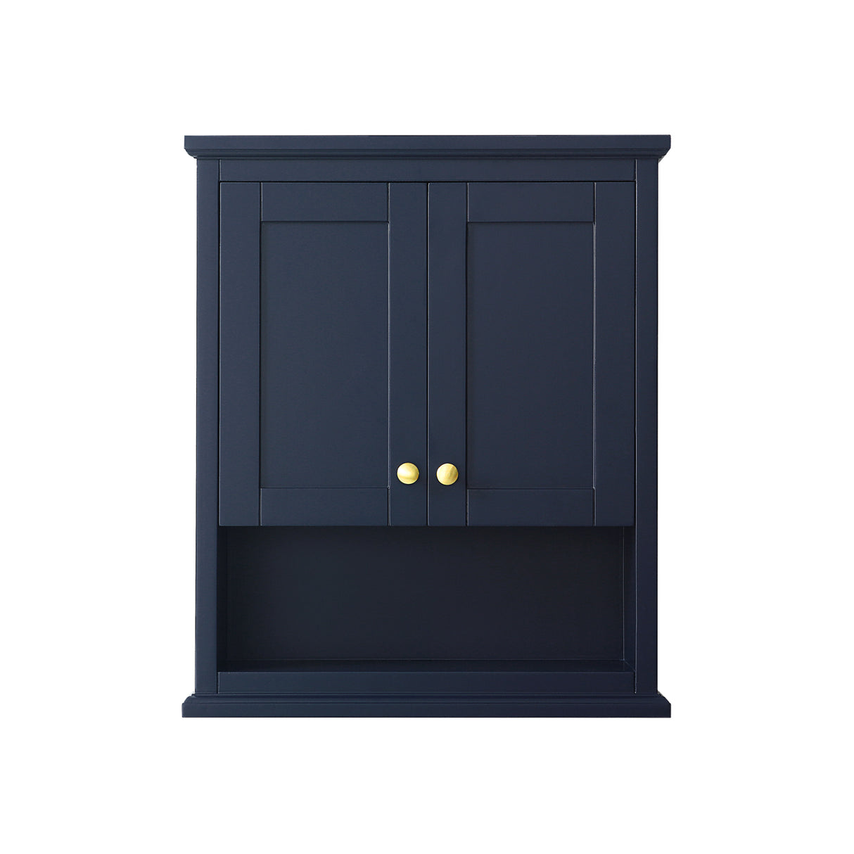 Avery Wall-Mounted Bathroom Storage Cabinet in Dark Blue