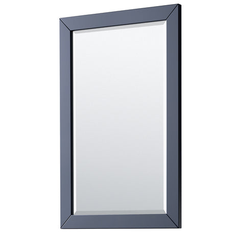 Daria 72 Inch Double Bathroom Vanity in Dark Blue No Countertop No Sink 24 Inch Mirrors