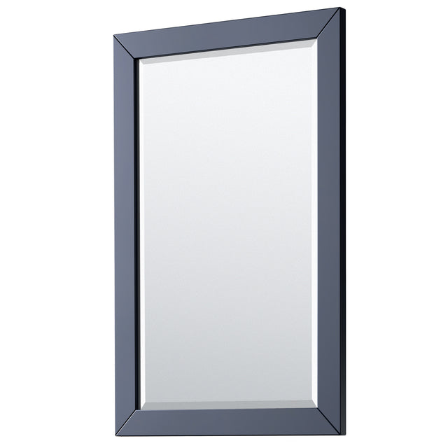 Daria 60 Inch Double Bathroom Vanity in Dark Blue White Cultured Marble Countertop Undermount Square Sinks 24 Inch Mirrors