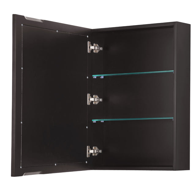 Daria 72 Inch Double Bathroom Vanity in Dark Espresso Carrara Cultured Marble Countertop Undermount Square Sinks Medicine Cabinets