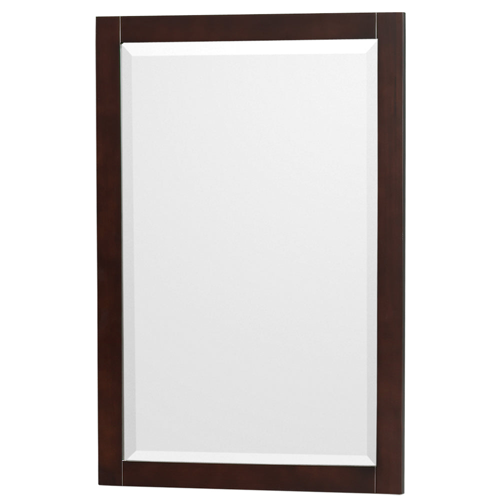 Acclaim 72 Inch Double Bathroom Vanity in Espresso Carrara Cultured Marble Countertop Undermount Square Sinks 24 Inch Mirrors