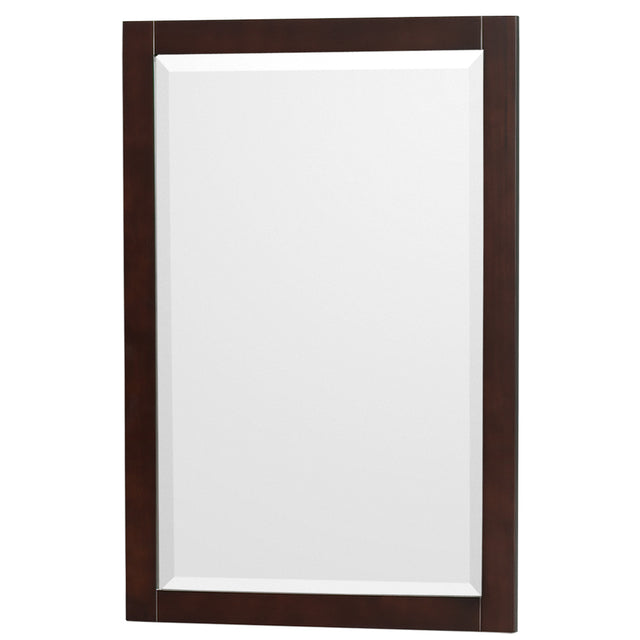 Acclaim 72 Inch Double Bathroom Vanity in Espresso Carrara Cultured Marble Countertop Undermount Square Sinks 24 Inch Mirrors