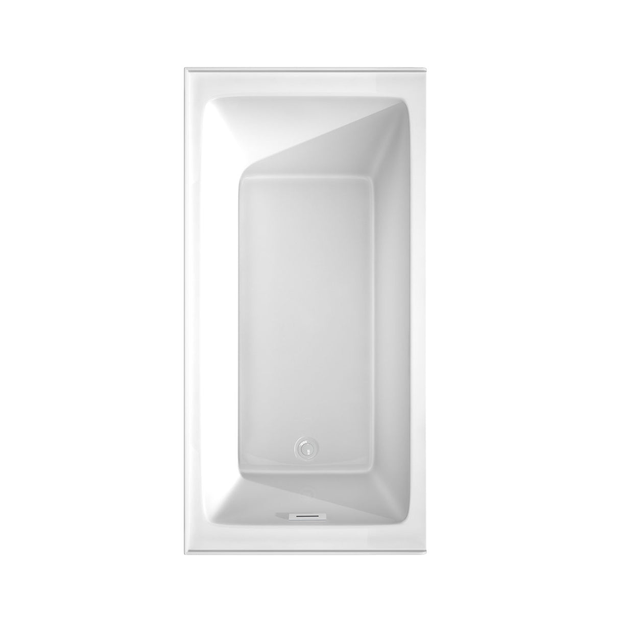 Grayley 60 x 30 Inch Alcove Bathtub in White with Left-Hand Drain and Overflow Trim in Shiny White