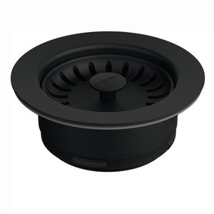 FRANKE WD-900-MBK Colorline Replacement Waste Disposer Flange for Kitchen Sink in Matte Black