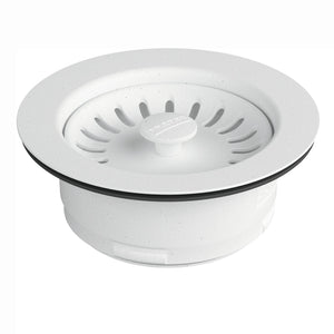 FRANKE WD-900-PWT Colorline Replacement Waste Disposer Flange for Kitchen Sink in Polar White