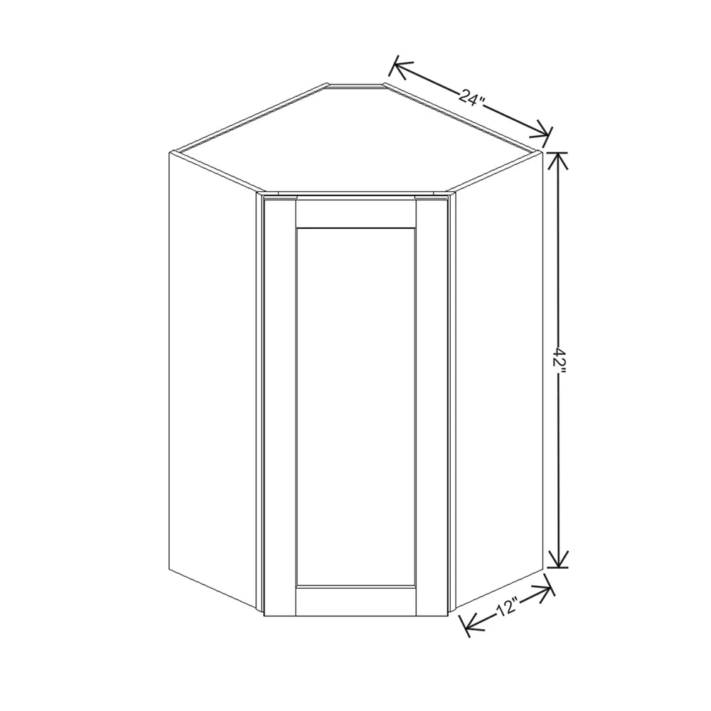 Dove " Wide × " High Wall Cabinet - J&K Cabinetry