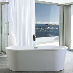 Legion Furniture 59" WHITE ACRYLIC TUB - NO FAUCET WE6815-S