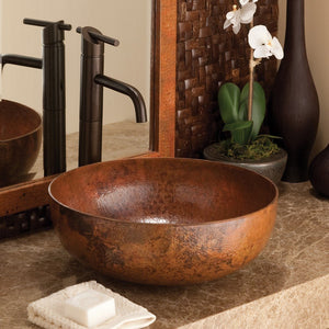 MAESTRO ROUND 16-INCH VESSEL BATHROOM SINK, CPS63