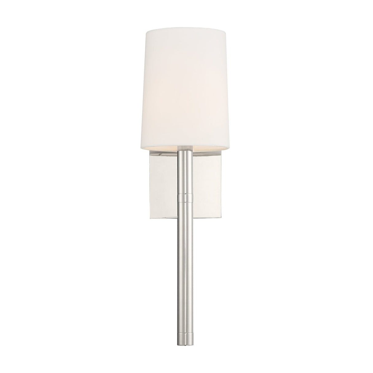 Weston 1 Light Polished Nickel Sconce WES-9901-PN