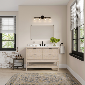 Legion Furniture 48" VANITY WHITEWASHED OAK FINISH WITH 1" THICK WHITE ARTIFICIAL STONE WH2248-WO-KD