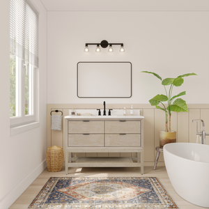Legion Furniture 48" VANITY WHITEWASHED OAK FINISH WITH 1" THICK WHITE ARTIFICIAL STONE WH2448-WO-KD