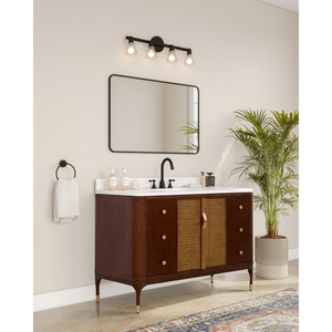 Legion Furniture 48" VANITY BROWN BIRCH FINISH WITH 1" THICK WHITE ARTIFICIAL STONE WH2948-BB-KD