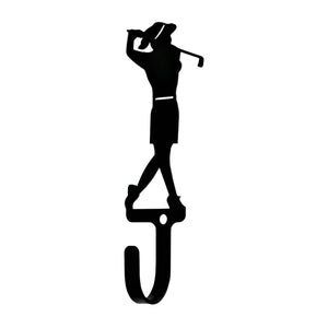 Golfer Woman Girl Wall Hook Small