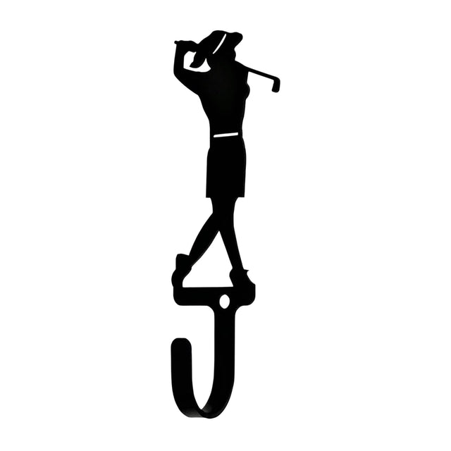 Golfer Woman Girl Wall Hook Small