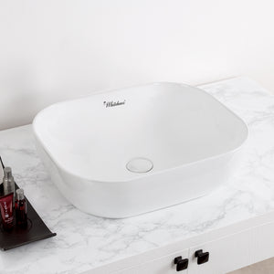 Isabella Plus Collection Rectangular Above Mount Basin with Center Drain