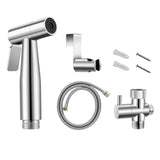 Spahaus Stainless Steel Hand-Held Bidet Sprayer Set