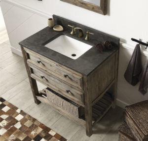 Legion Furniture 36" WOOD SINK VANITY MATCH WITH MARBLE WH 5136" TOP -NO FAUCET WH8036-BR