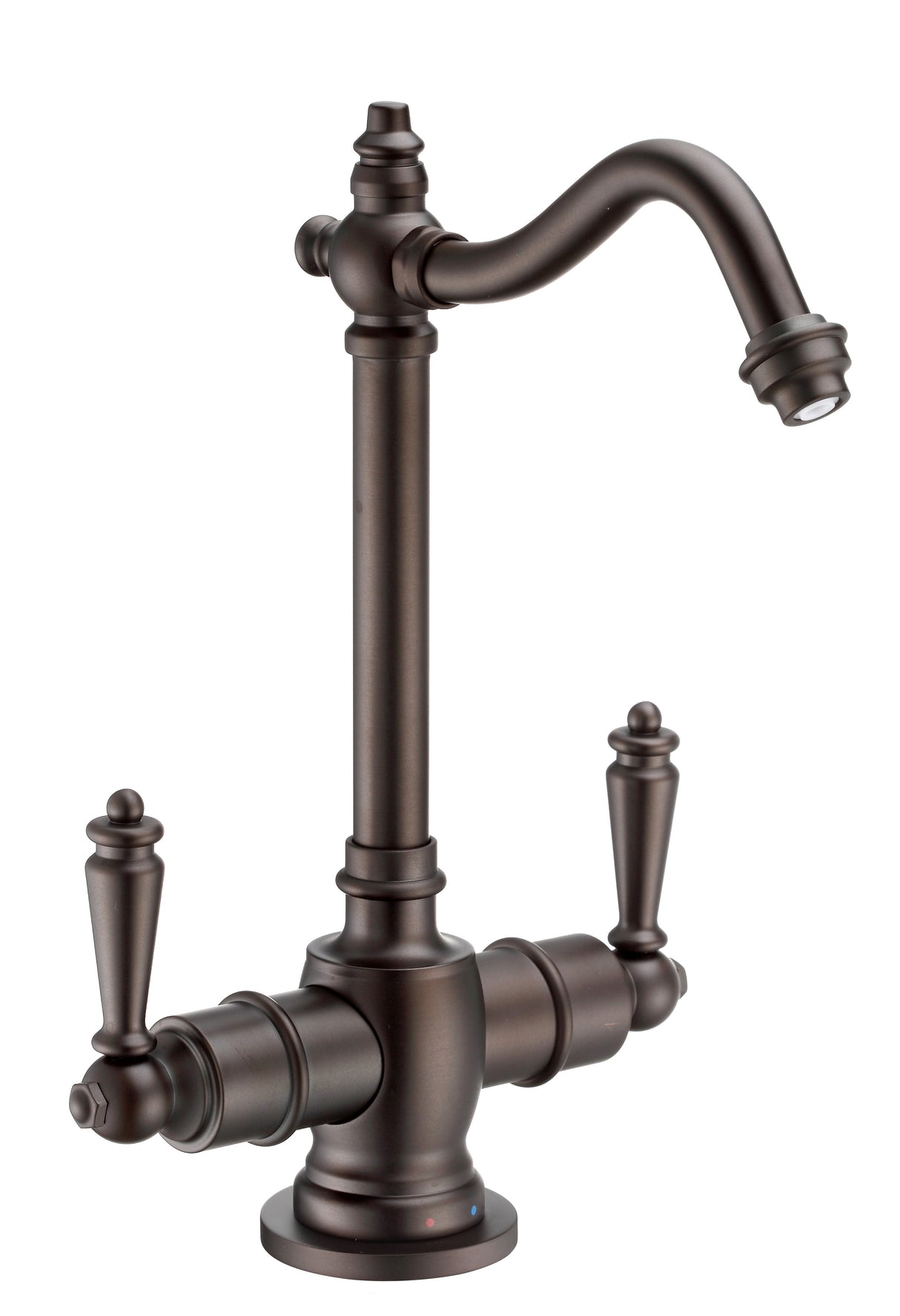 Point of Use Instant Hot/Cold Water Drinking Faucet with Traditional Swivel Spout