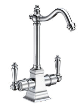 Point of Use Instant Hot/Cold Water Drinking Faucet with Traditional Swivel Spout