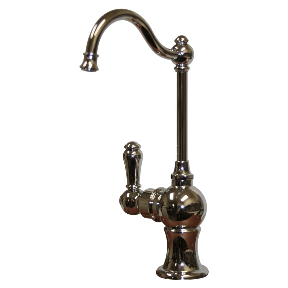 Point of Use Instant Hot Water Faucet with Traditional Spout and Self Closing Handle