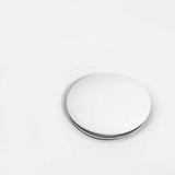 Ruvati White Ceramic Top Push Pop-up Drain for Bathroom Sinks without Overflow- RVA5102WH