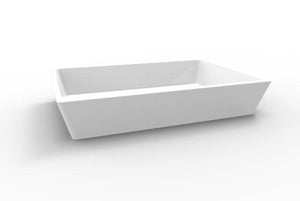 Hydro Systems PRI3915SSS-ALM PRISM 39X15 SOLID SURFACE SINK - ALMOND