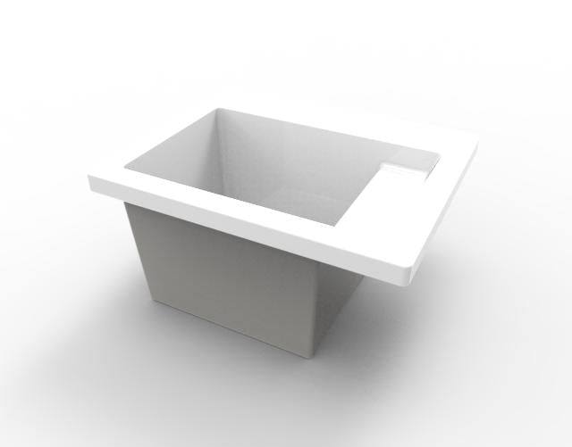 Hydro Systems DEL2126ATO-BON DELICATE TOUCH 2126 AC - SINK ONLY - BONE