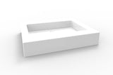 Hydro Systems BLO2518SSS-ALM BLOCK 25X18 SOLID SURFACE SINK - ALMOND