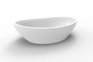 Hydro Systems ARC2214SSS-ALM ARC 22X14 SOLID SURFACE SINK - ALMOND