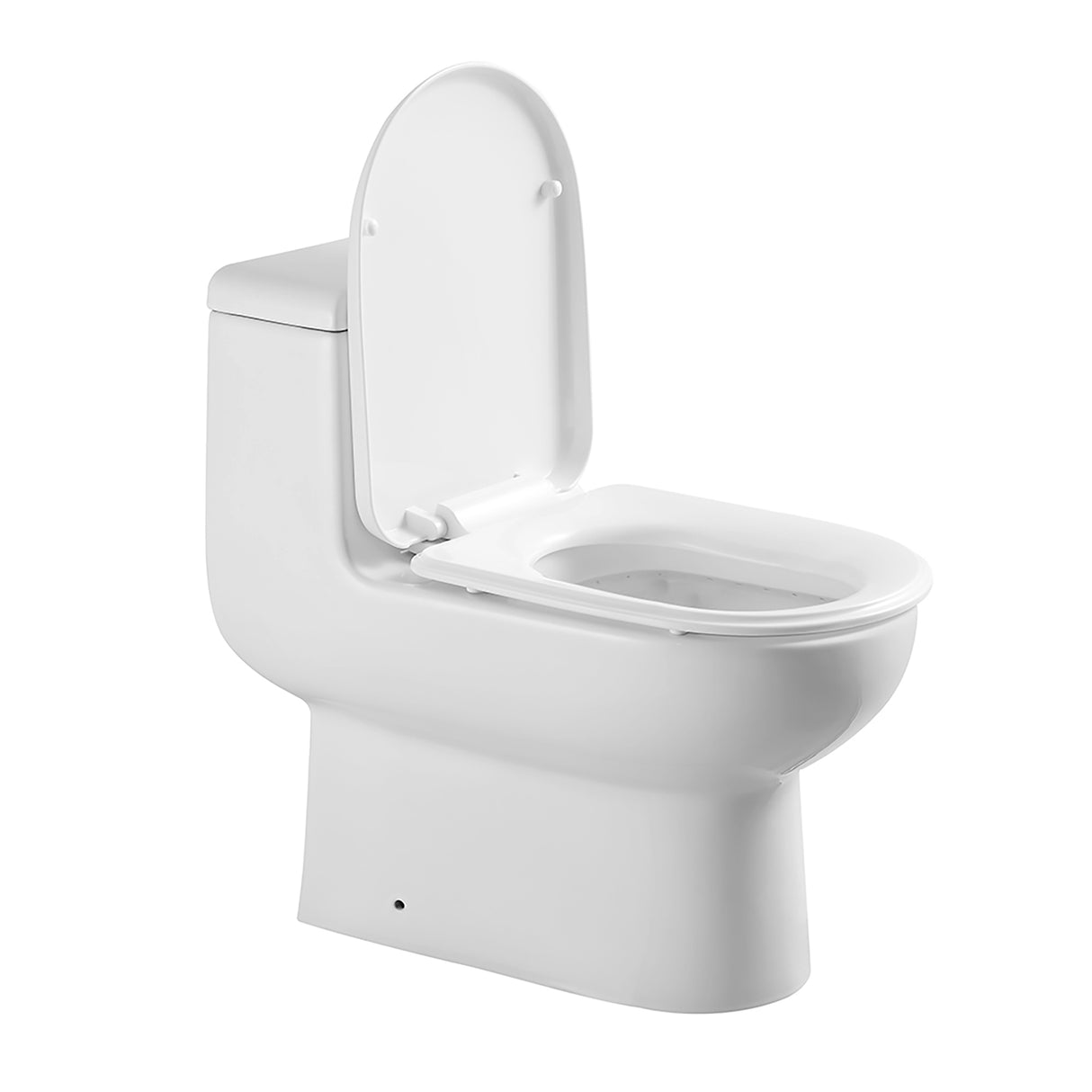 Magic Flush Eco-Friendly One Piece Toilet with a Siphonic Action Dual Flush System,  Elongated Bowl, 1.6/1.1 GPF and WaterSense Certified