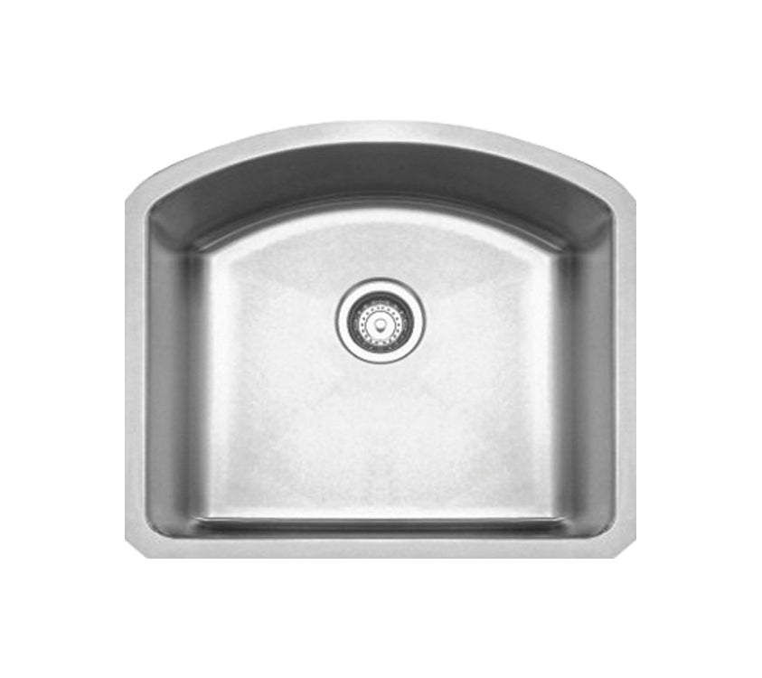 Noah's Collection Brushed Stainless Steel Chefhaus Series Single Bowl Undermount Sink