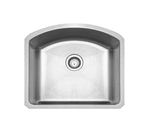 Noah's Collection Brushed Stainless Steel Chefhaus Series Single Bowl Undermount Sink