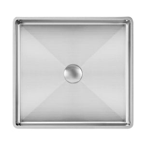 Noah Plus 10 gauge frame, Squared Semi-recessed Basin Set with center drain