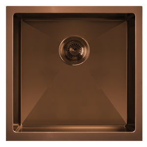 Noah Plus 16 gauge Single Bowl Linen Textured Dual-Mount Sink Set