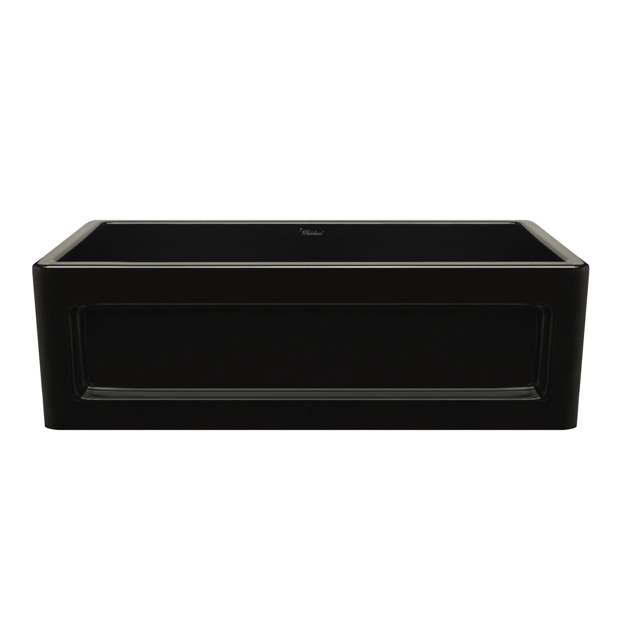 Shakerhaus 33" Reversible Kitchen Fireclay Sink with Shaker Design Front Apron on one Side and an Elegant Beveled Front Apron on the Opposite Side