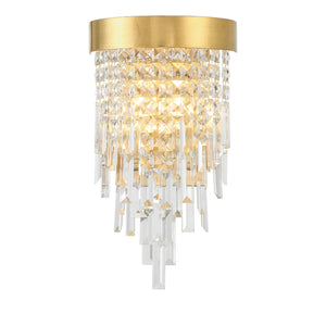 Winfield 2 Light Antique Gold Sconce WIN-212-GA-CL-MWP