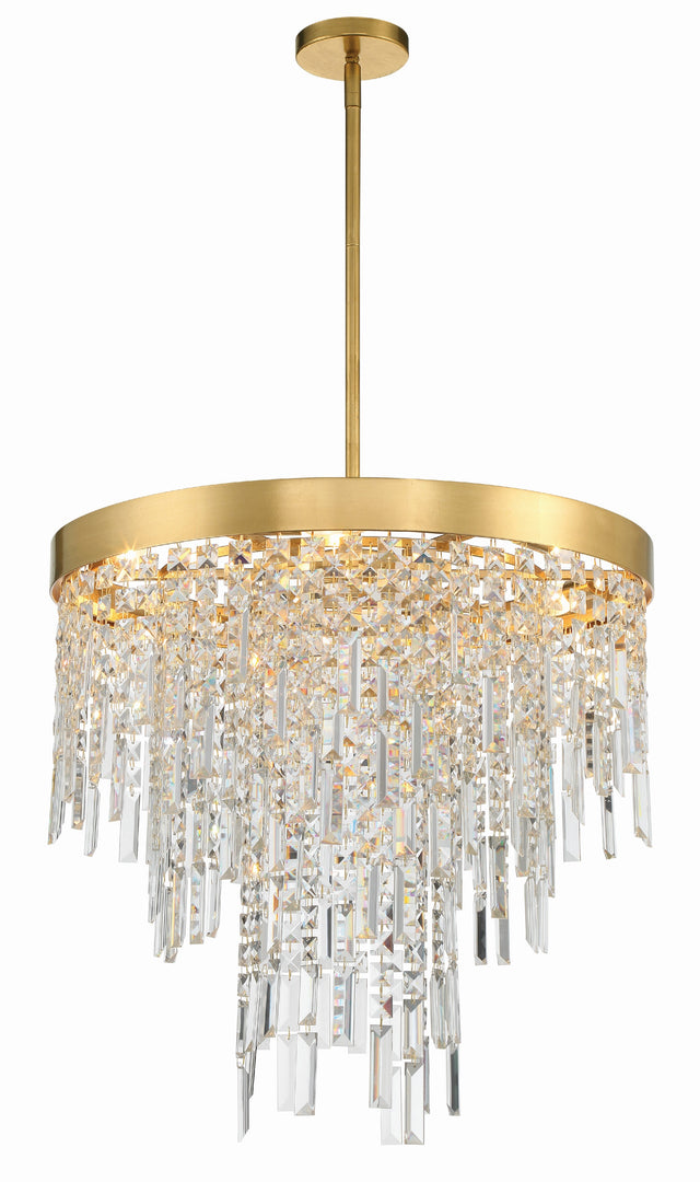 Winfield 6 Light Antique Gold Chandelier WIN-216-GA-CL-MWP